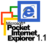 Pocket Internet Explorer 1.1 logo